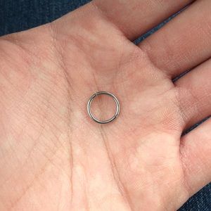 NWOT Surgical Steel Hoop